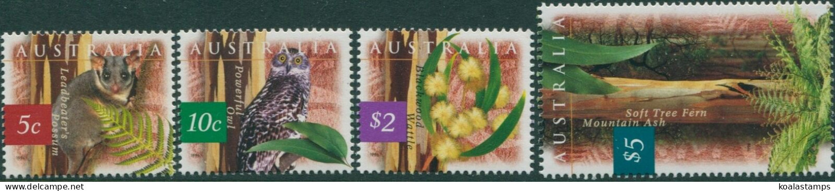Australia 1996 SG1622-1625 Fauna And Flora Set MNH - Sonstige & Ohne Zuordnung