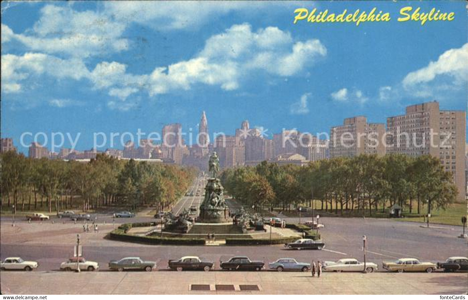 72421323 Philadelphia Pennsylvania Skyline Benjamin Franklin Parkway City Hall G - Altri & Non Classificati