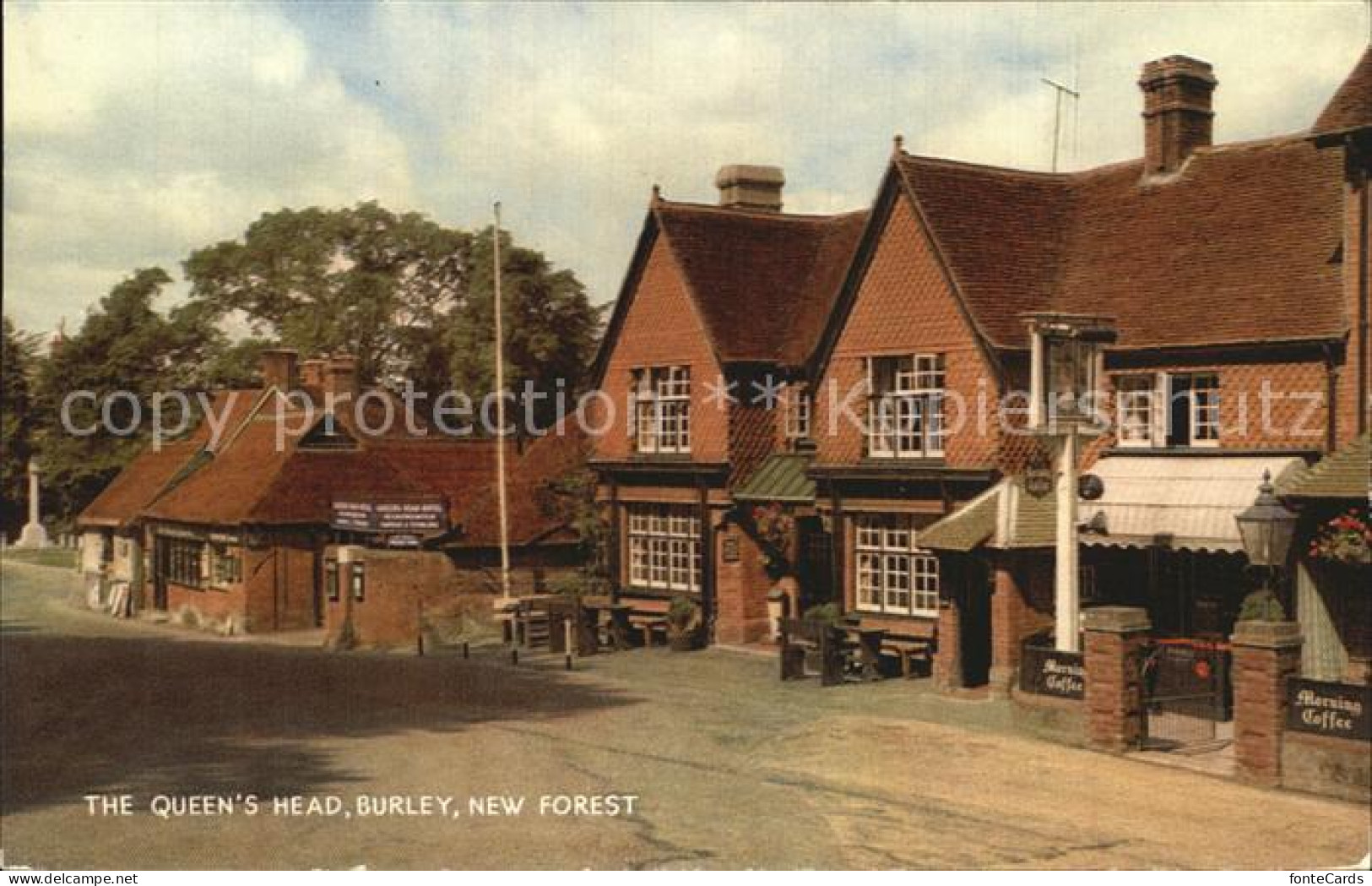 72421321 Burley Hampshire The Queen's Head  - Other & Unclassified