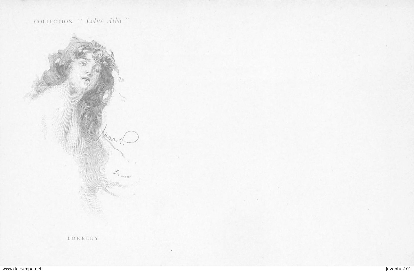CPA Illustration-Collection Lotus Alba-Loreley     L2908 - Sonstige & Ohne Zuordnung