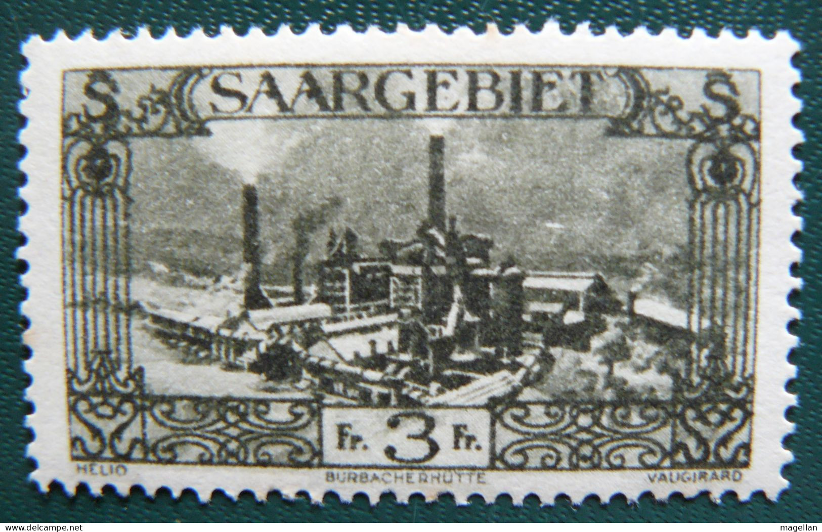 Allemagne - Saargebiet Mi. 120 - Sarre Yv. 119 Neuf * - Ungebraucht