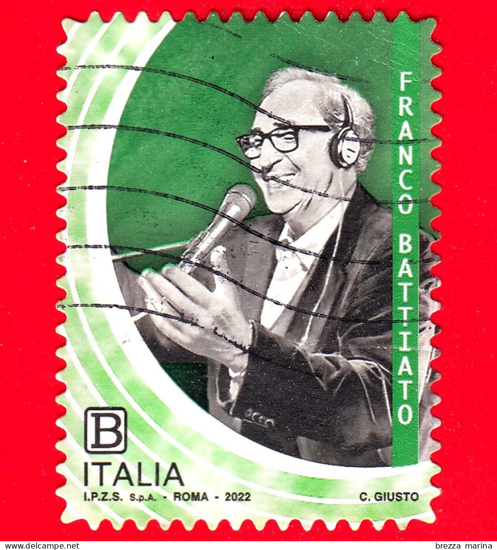 ITALIA - Usato - 2022 - Franco Battiato, Cantautore E Compositore - B - 2021-...: Oblitérés