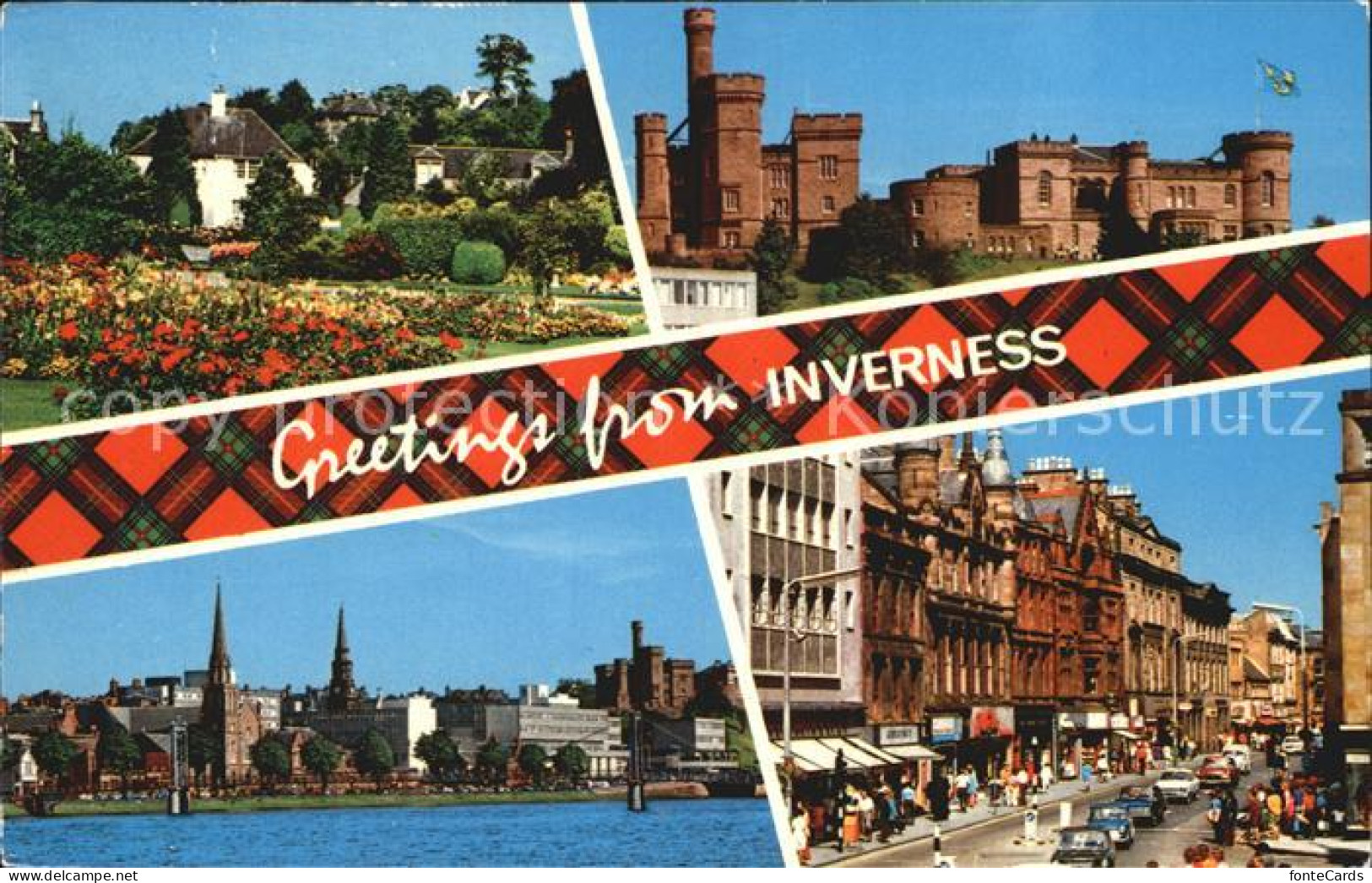 72419782 Inverness Highland Bellfield Park The Castle From Friars Shott High Str - Autres & Non Classés