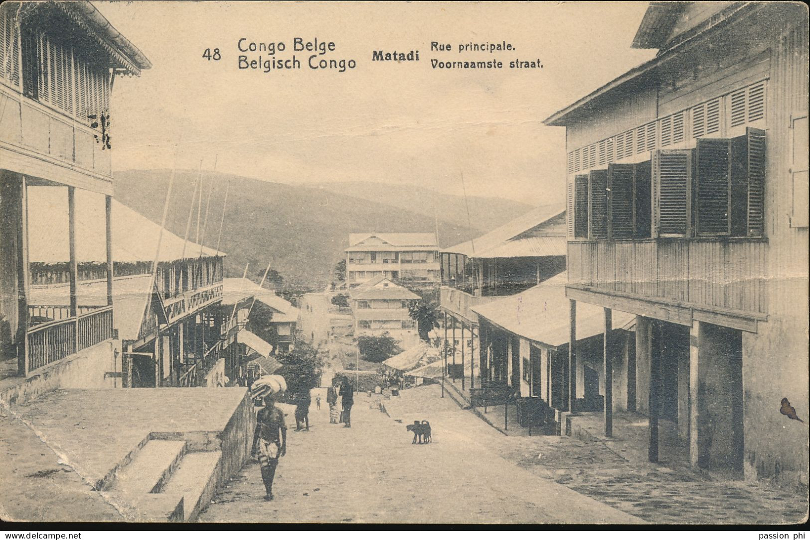 BELGIAN CONGO  PPS SBEP 53 VIEW 48 USED - Entiers Postaux