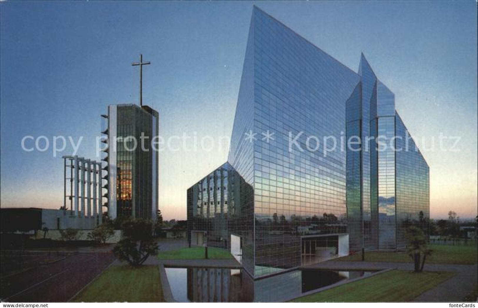 72417232 Garden_Grove_California Crystal Cathedral Sunrise - Andere & Zonder Classificatie