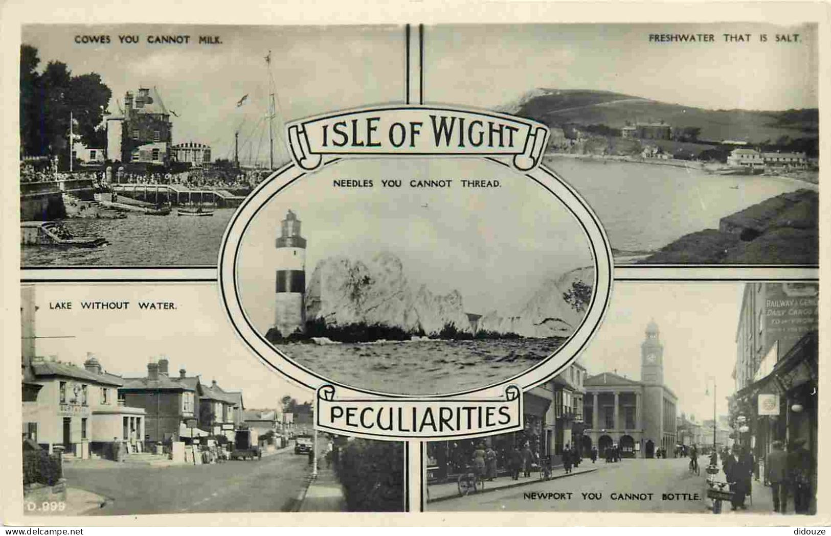 Isle Of Wight - Pecularitues - Multivues - CPSM Format CPA - Voir Scans Recto-Verso - Other & Unclassified