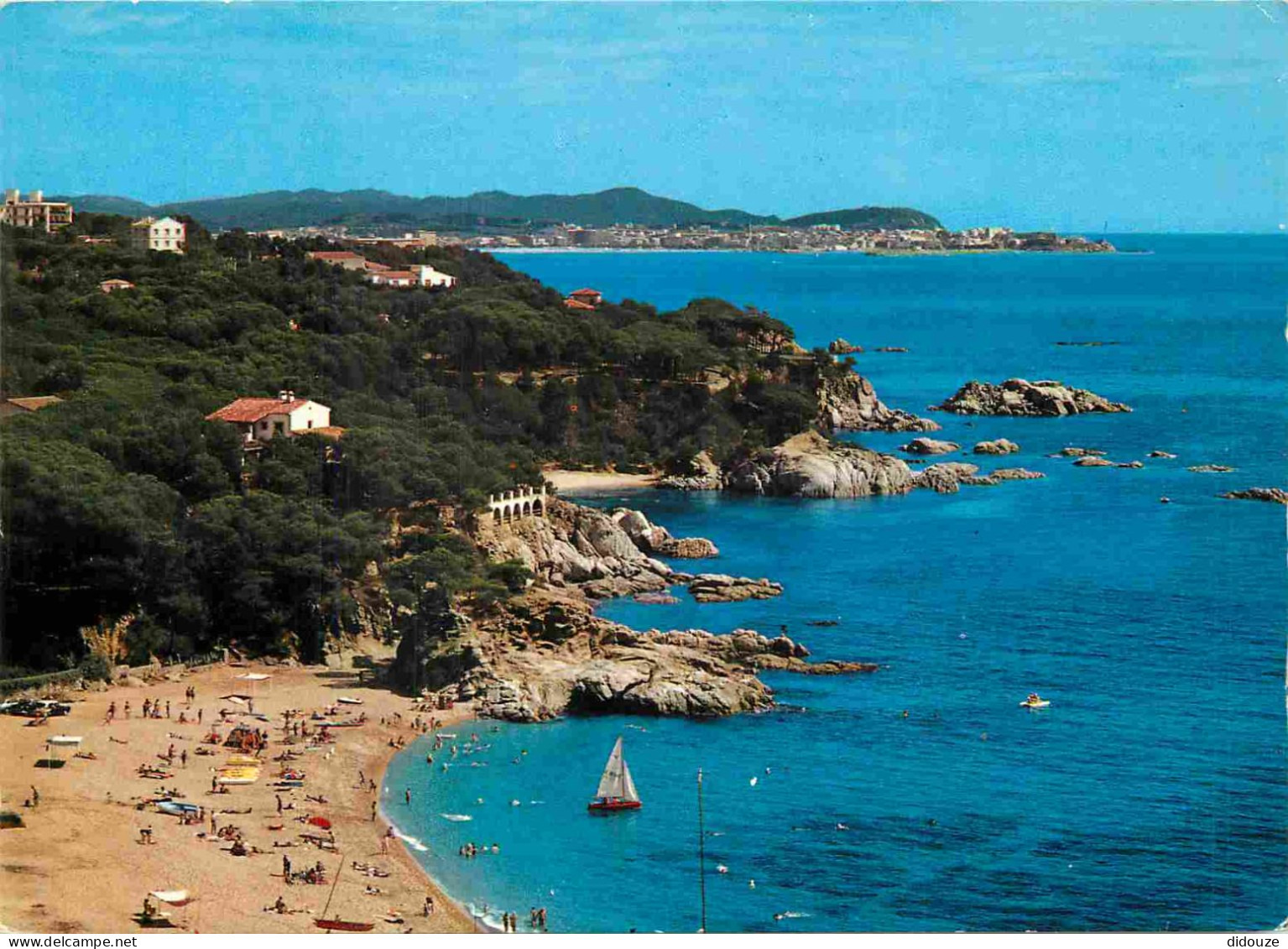 Espagne - Espana - Cataluna - Costa Brava - Playa De Aro - Playa D'en-Rovira Y Sa Cova - Vista Aérea - Vue Aérienne - CP - Gerona