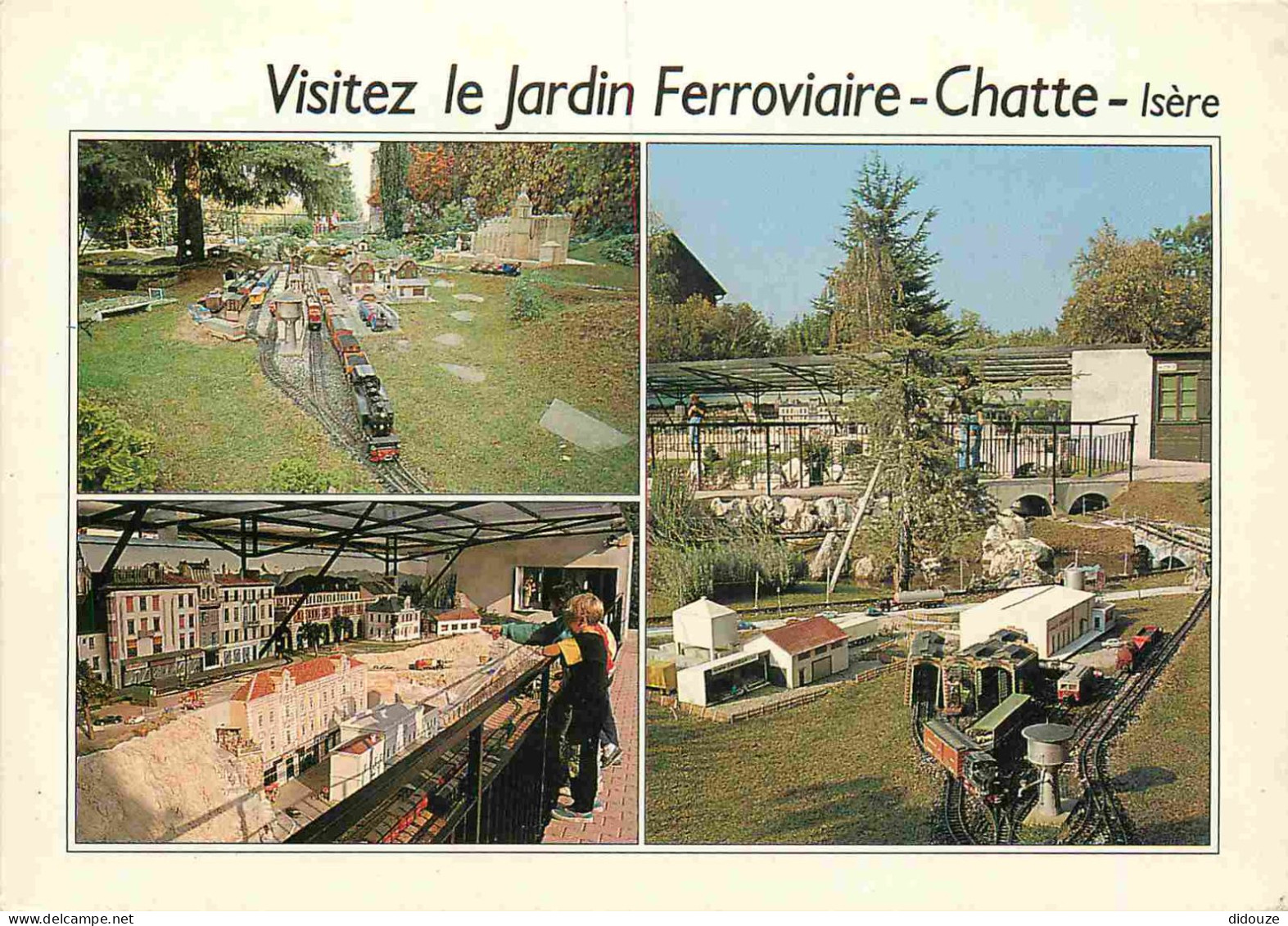 Trains - Modélisme - Maquette - Chatte - Le Jardin Ferroviaire - Model Railway - CPM - Voir Scans Recto-Verso - Andere & Zonder Classificatie