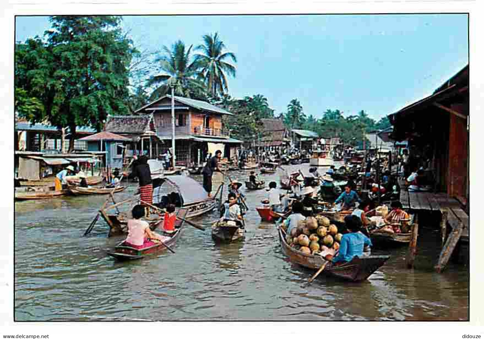 Marchés - Thailande - Bangkok - Marché Sur L'eau - CPM - Voir Scans Recto-Verso - Markets