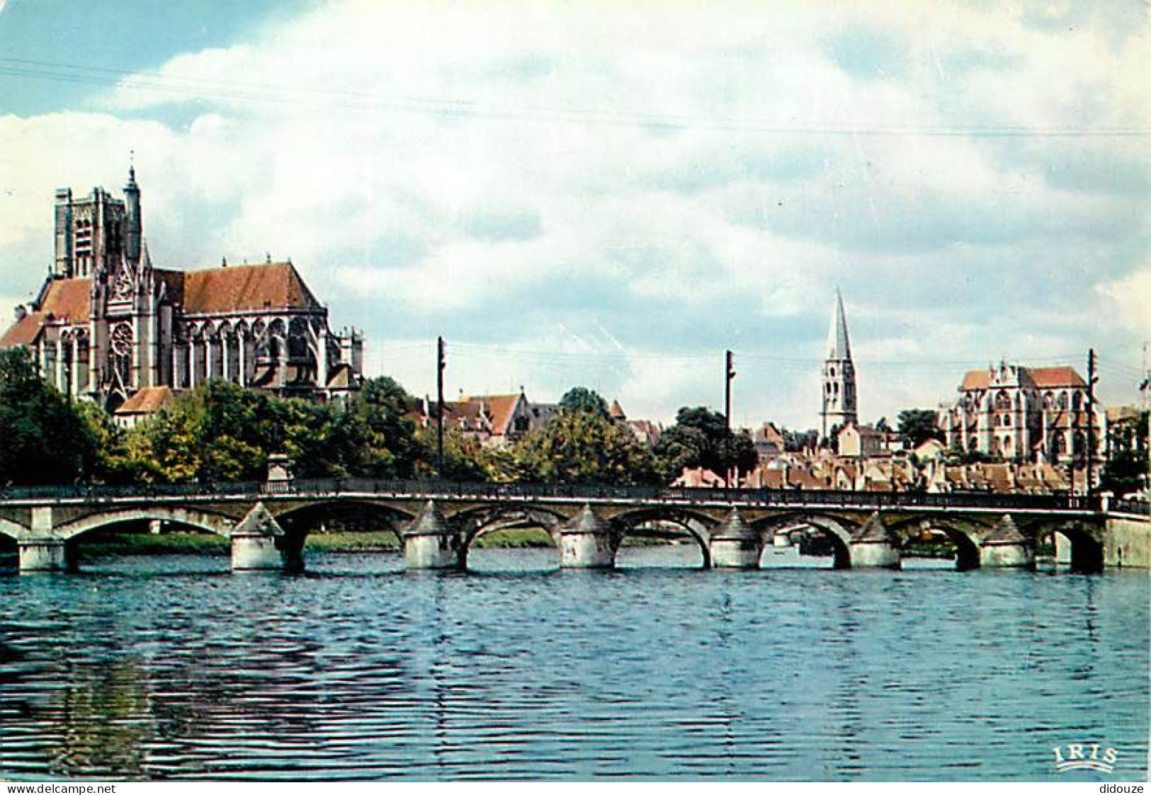 89 - Auxerre - Les Trois Eglises Sur L'Yonne Et Le Pont - Carte Neuve - CPM - Voir Scans Recto-Verso - Auxerre