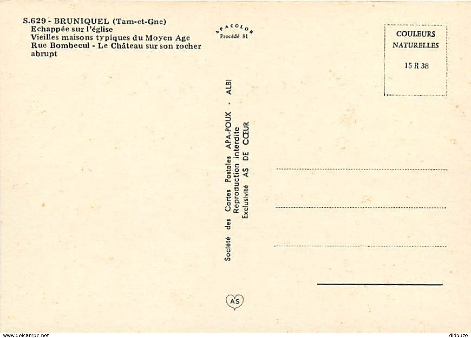 82 - Bruniquel - Multivues - CPM - Voir Scans Recto-Verso - Sonstige & Ohne Zuordnung