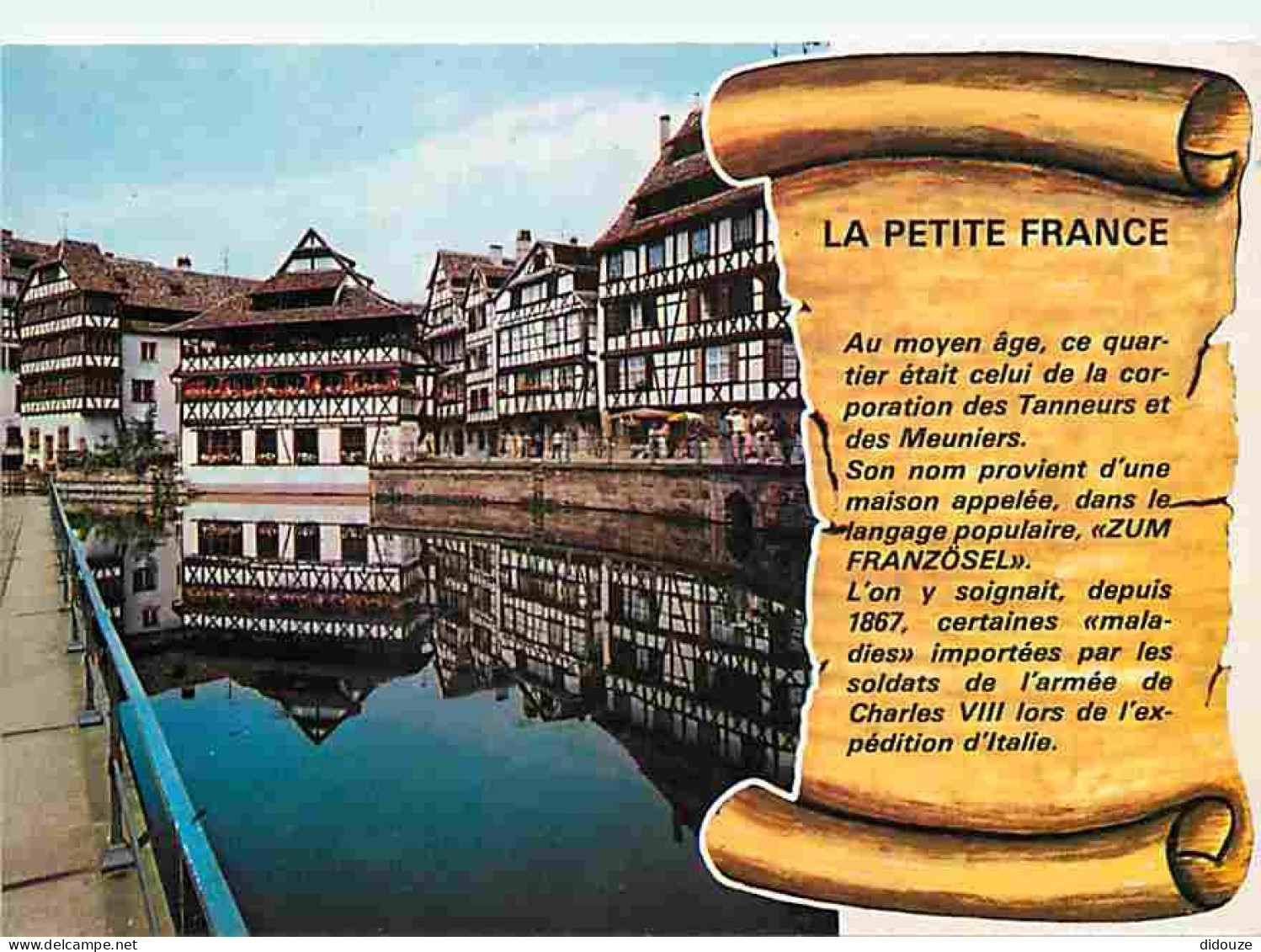 67 - Strasbourg - Le Quartier De La Petite France Avec Ses Maisons Typiques Qui Se Mirent Dans L'Ill - CPM - Voir Scans  - Strasbourg