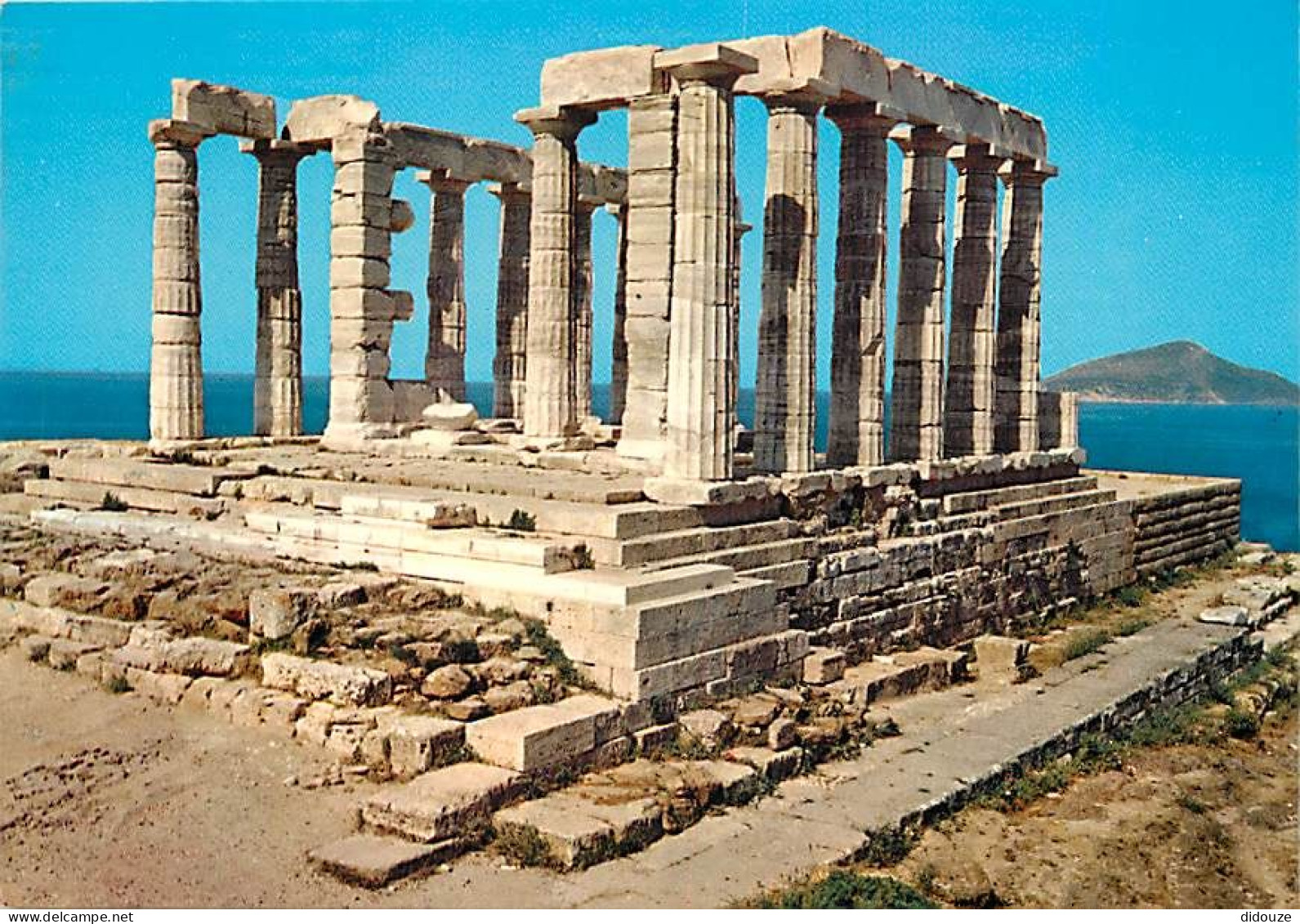 Grèce - Sounion - Le Temple De Poséidon - Carte Neuve - CPM - Voir Scans Recto-Verso - Grèce