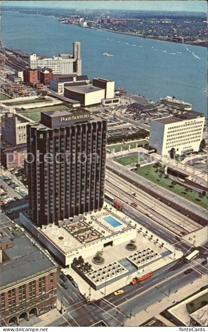 72415821 Detroit_Michigan Hotel Pontchartrain Fliegeraufnahme - Andere & Zonder Classificatie