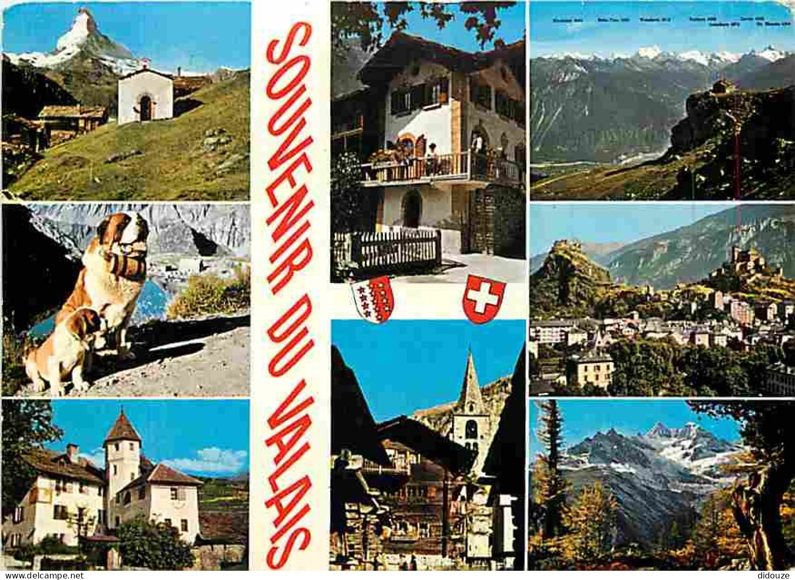 Suisse - Souvenir Du Valais - Multivues - CPM - Voir Scans Recto-Verso - Sonstige & Ohne Zuordnung