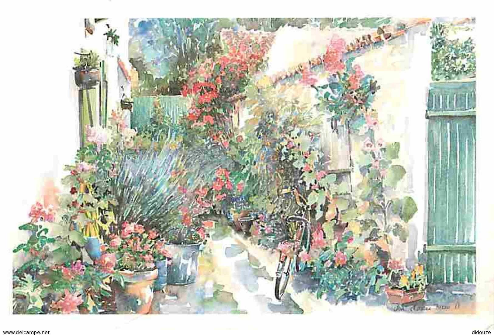 Art - Peinture - Nicole Massiaux - Floraison - Carte Neuve - CPM - Voir Scans Recto-Verso - Malerei & Gemälde