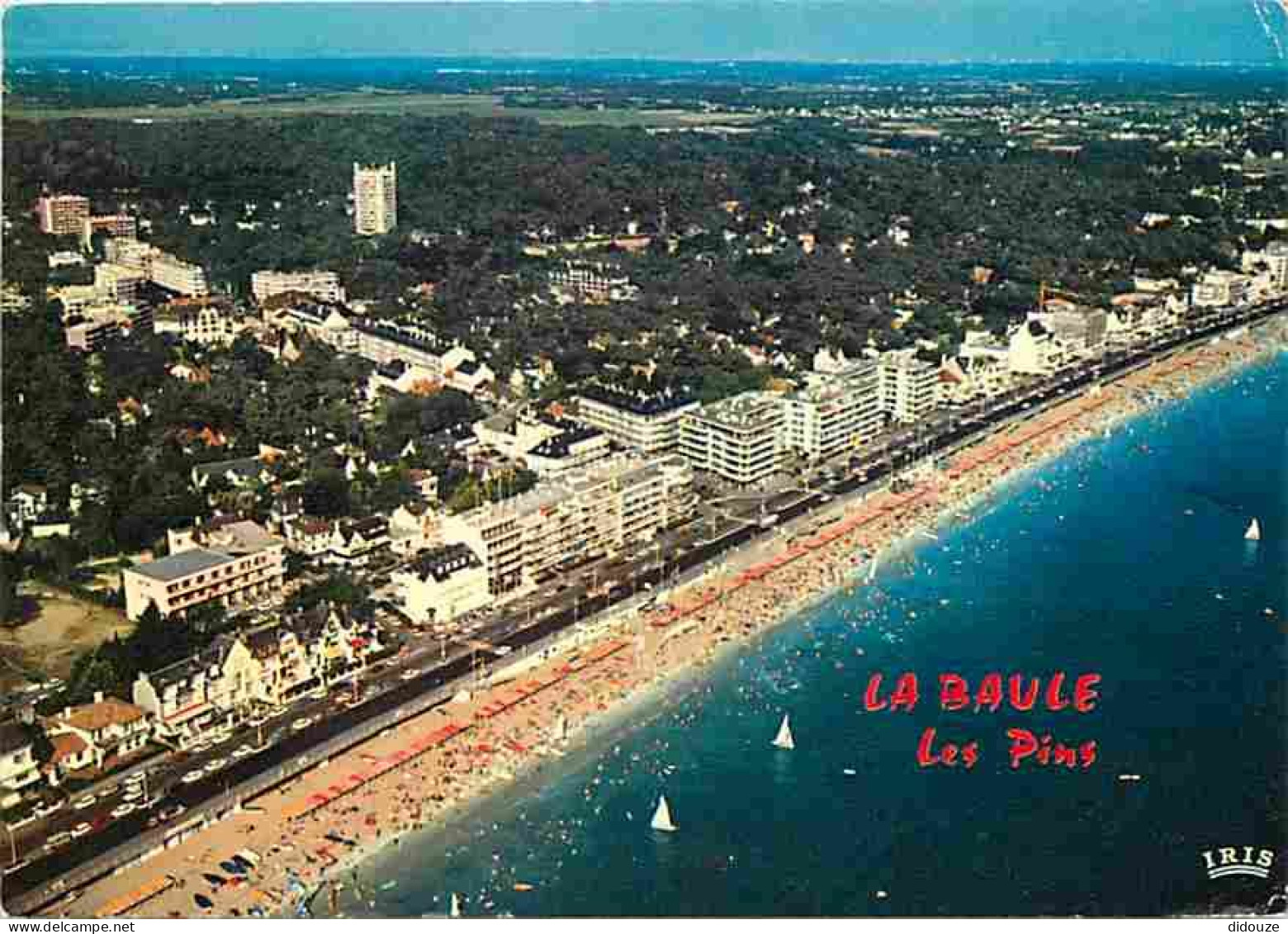 44 - La Baule - Le Boulevard Et La Plage - Vue Aérienne - Flamme Postale - CPM - Voir Scans Recto-Verso - La Baule-Escoublac