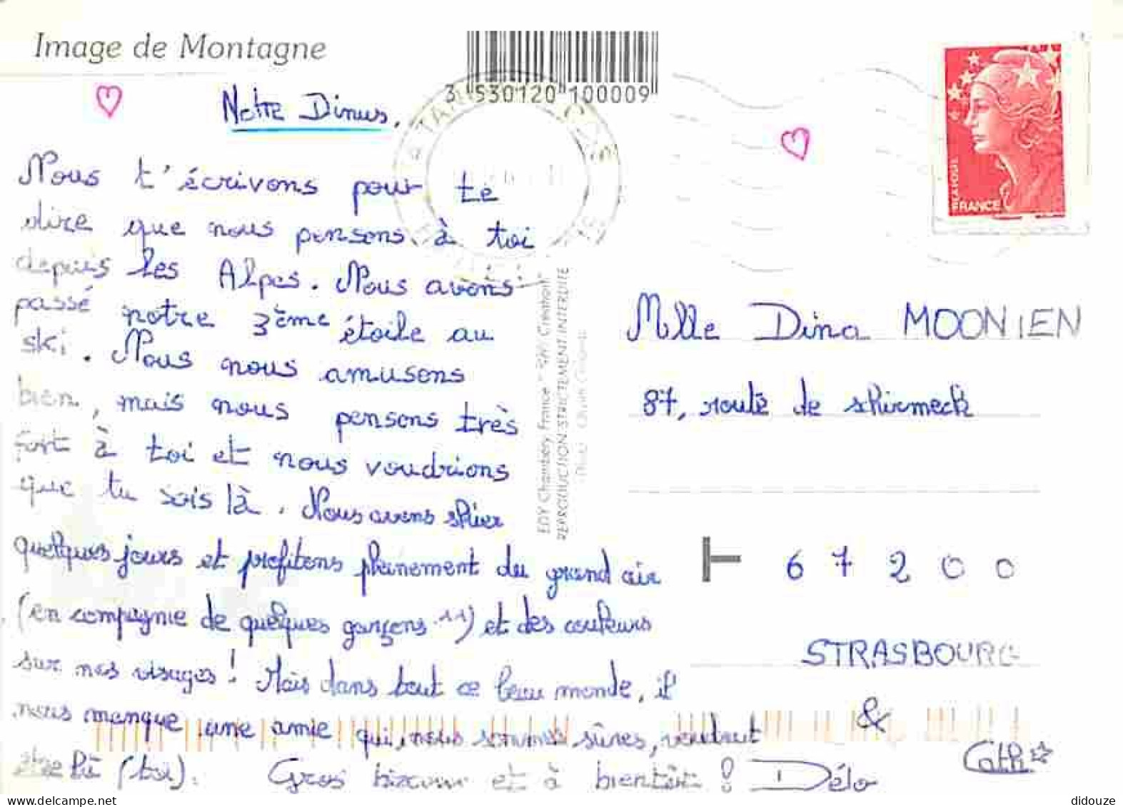 Animaux - Chevaux - Montagnes - Neige - Voir Scans Recto Verso  - Cavalli