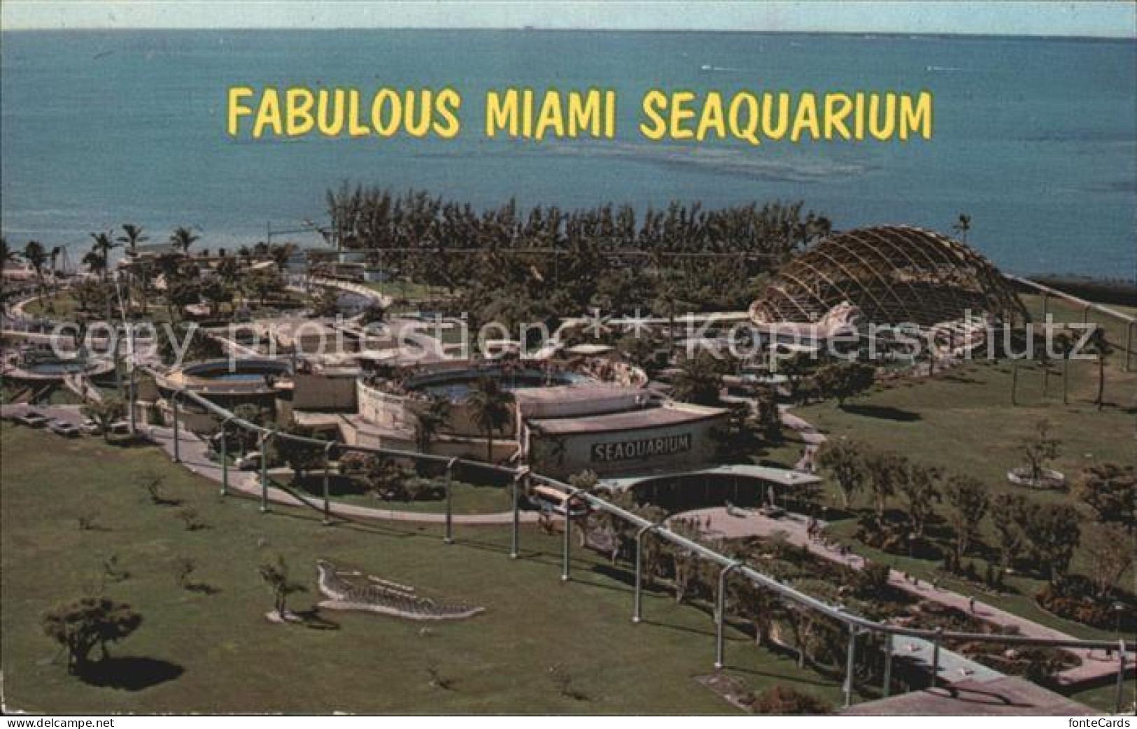 72415813 Miami_Florida Fliegeraufnahme Seaquarium - Autres & Non Classés