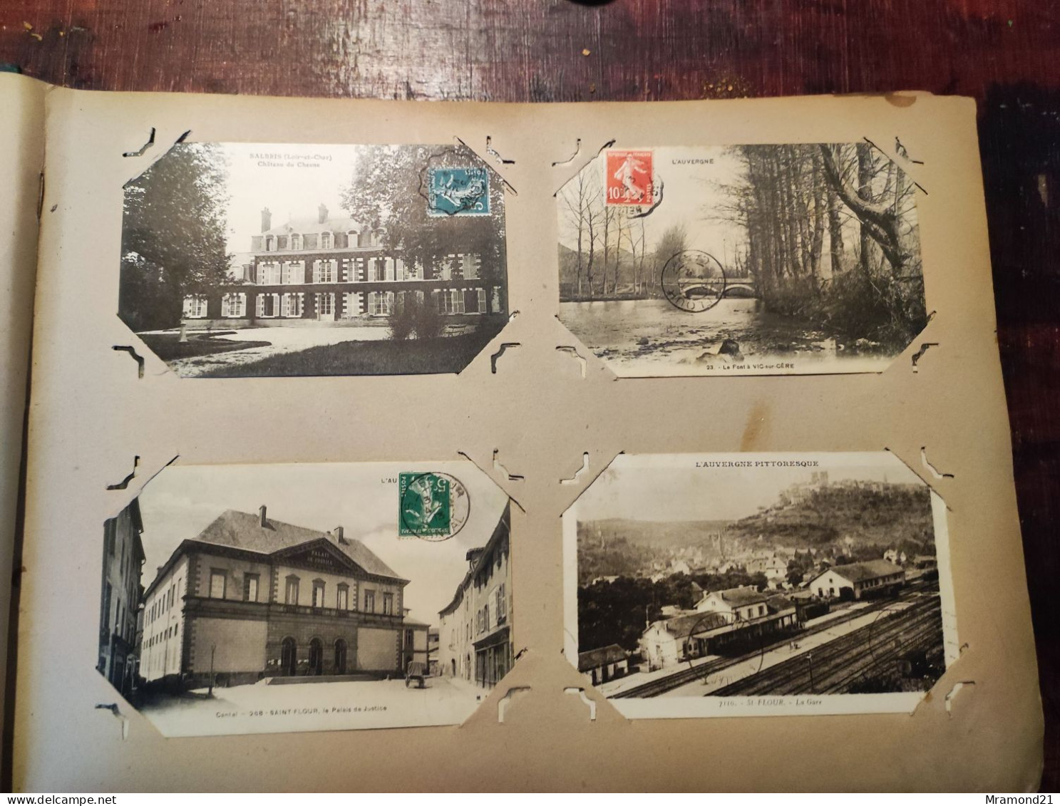 Lot De Trois Cartes Postales Anciennes De Saint Flour Vic Sur Cère La Carte Du Cher Est Offerte - Cherbourg