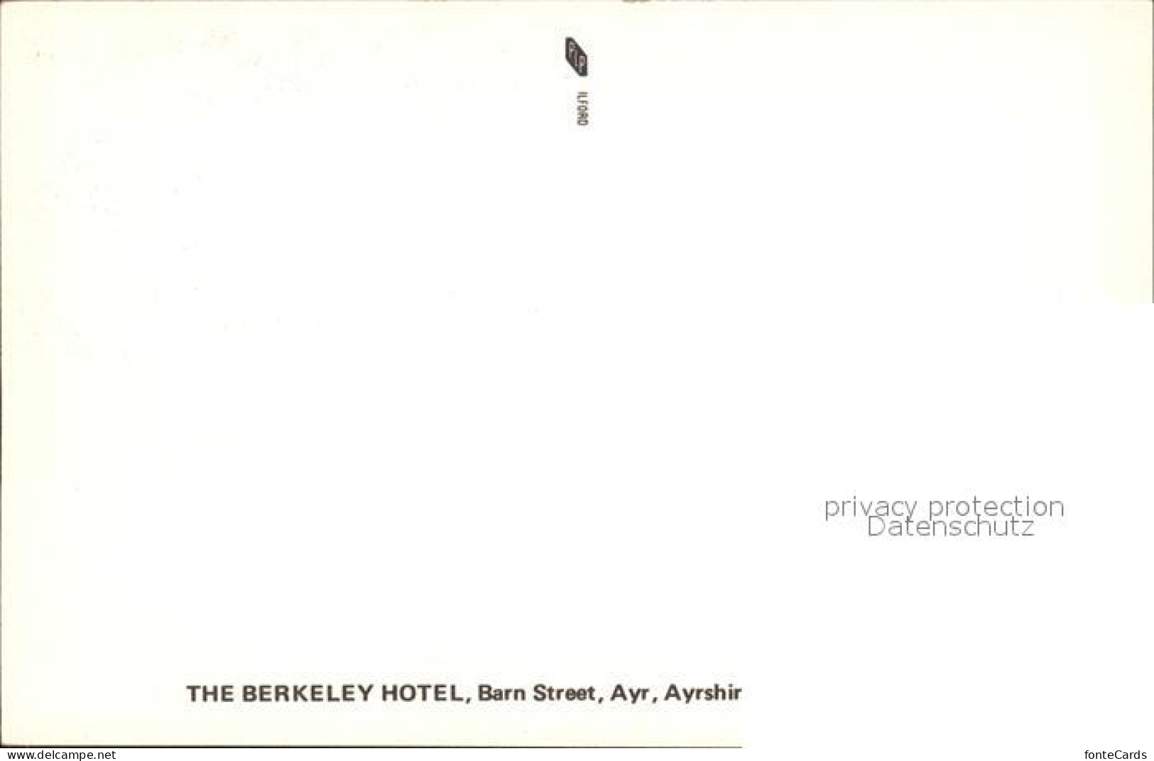 72414178 Ayr Scotland Berkeley Hotel Restaurant South Ayrshire - Autres & Non Classés