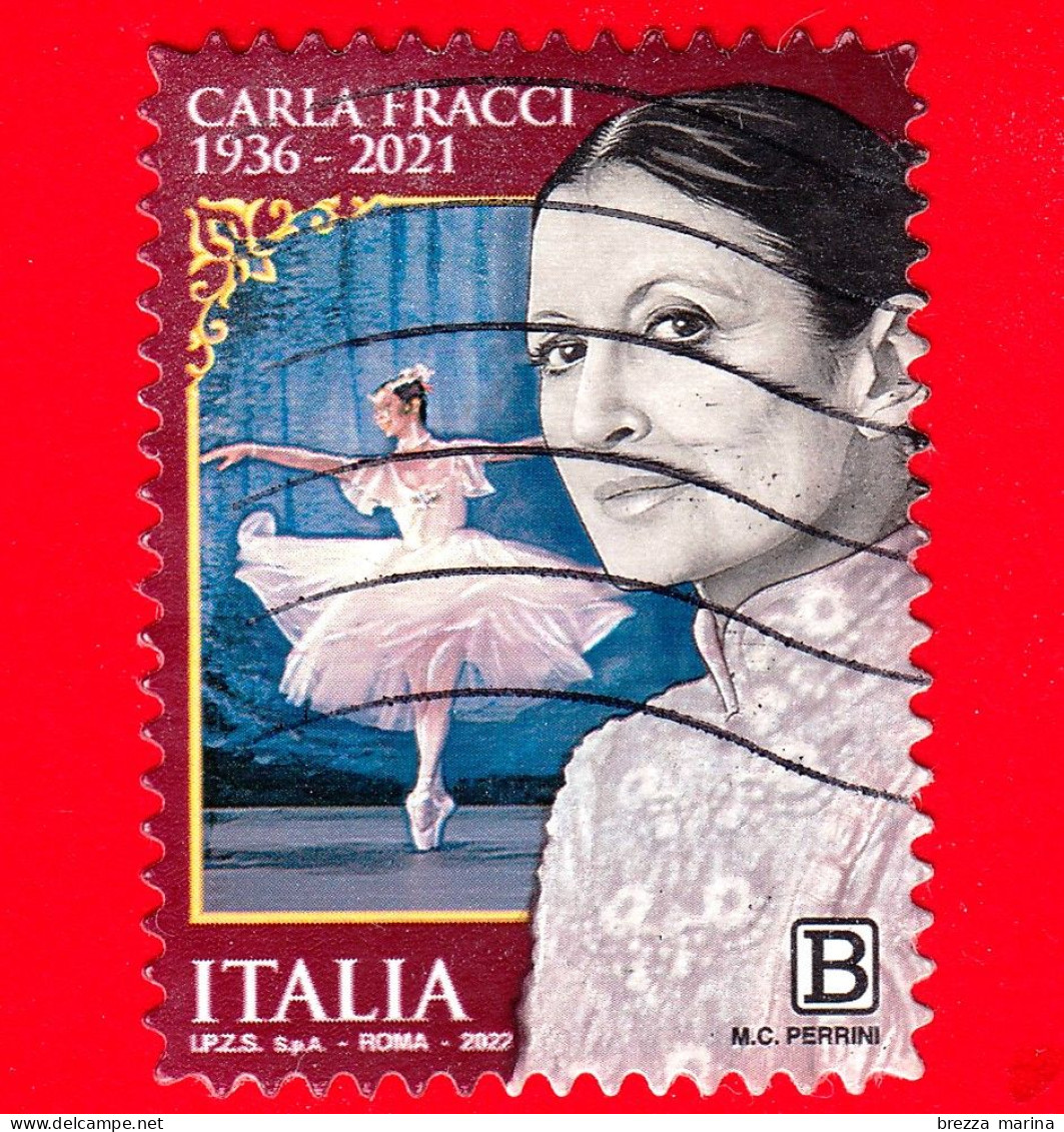 ITALIA - Usato - 2022 - Carla Fracci (1936 – 2021), Danzatrice - B - 2021-...: Usados