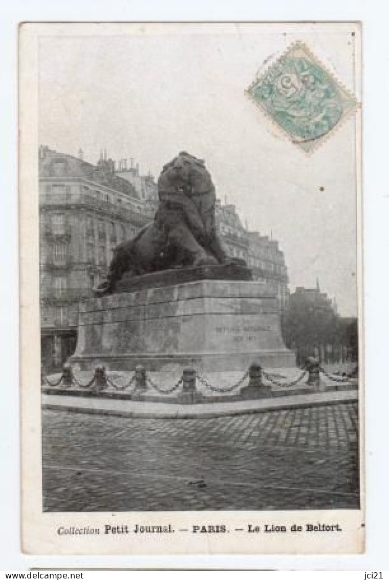 75 - PARIS - LE LION DE BELFORT (2356)_CP609 - Estatuas