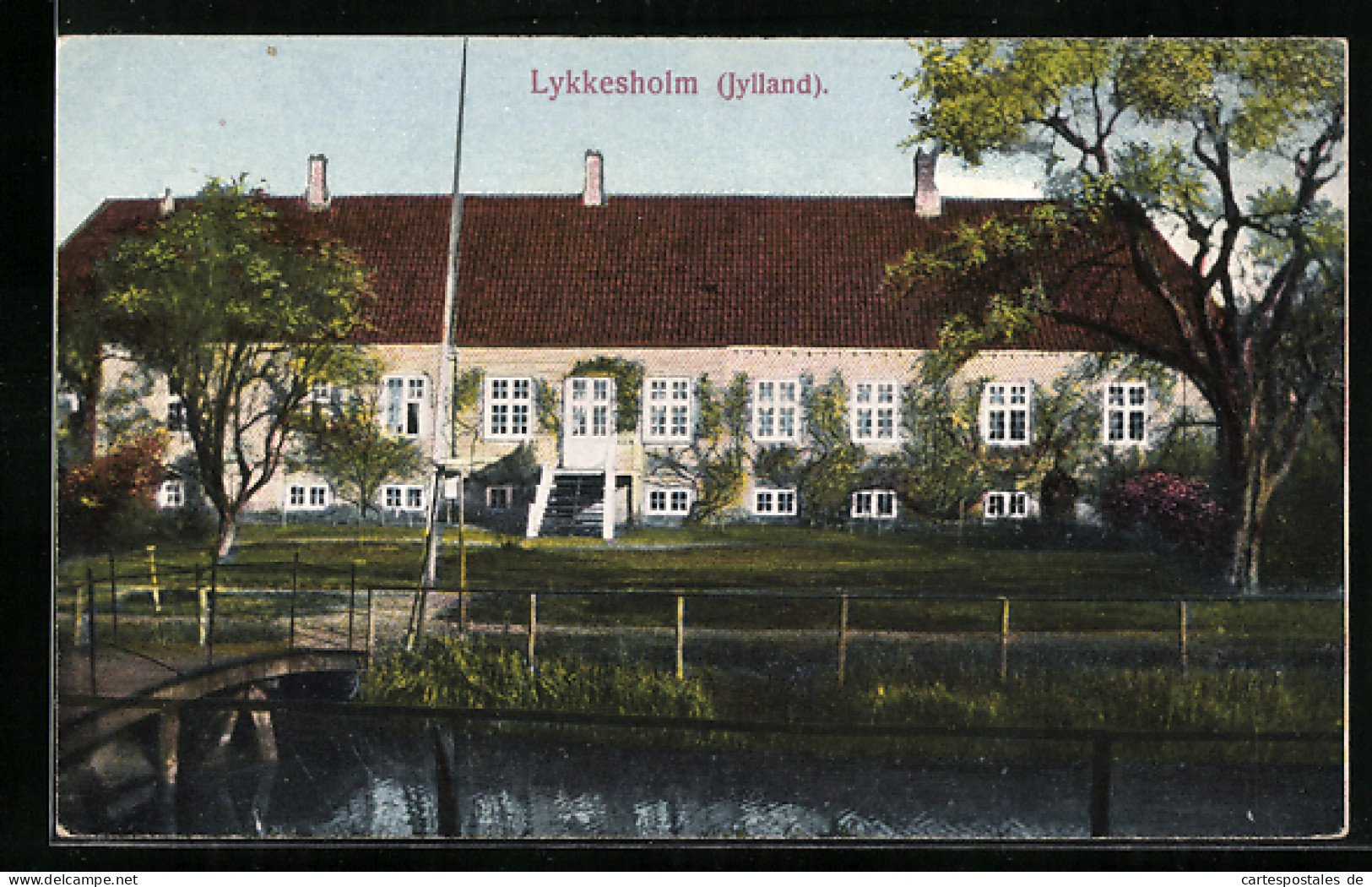 AK Lykkesholm /Jylland, Anblick Eines Grossen Gebäudes  - Danimarca