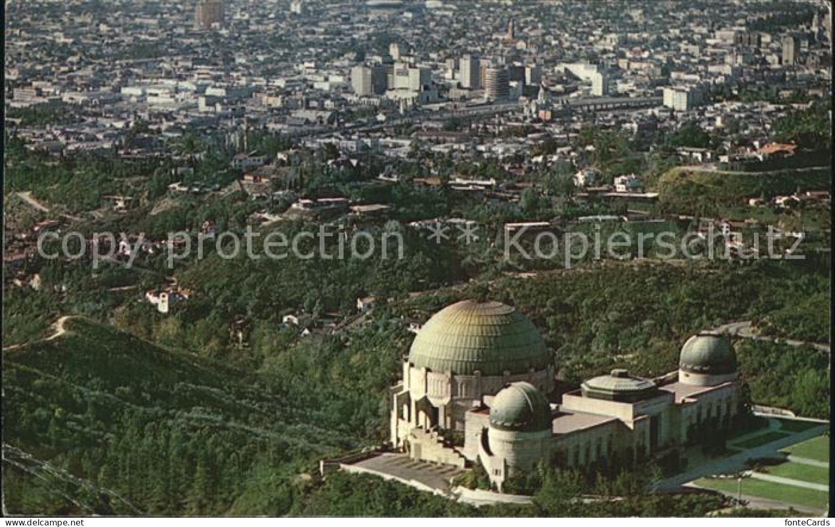 72409004 Los_Angeles_California Fliegeraufnahme Griffith Observatory And Planeta - Altri & Non Classificati