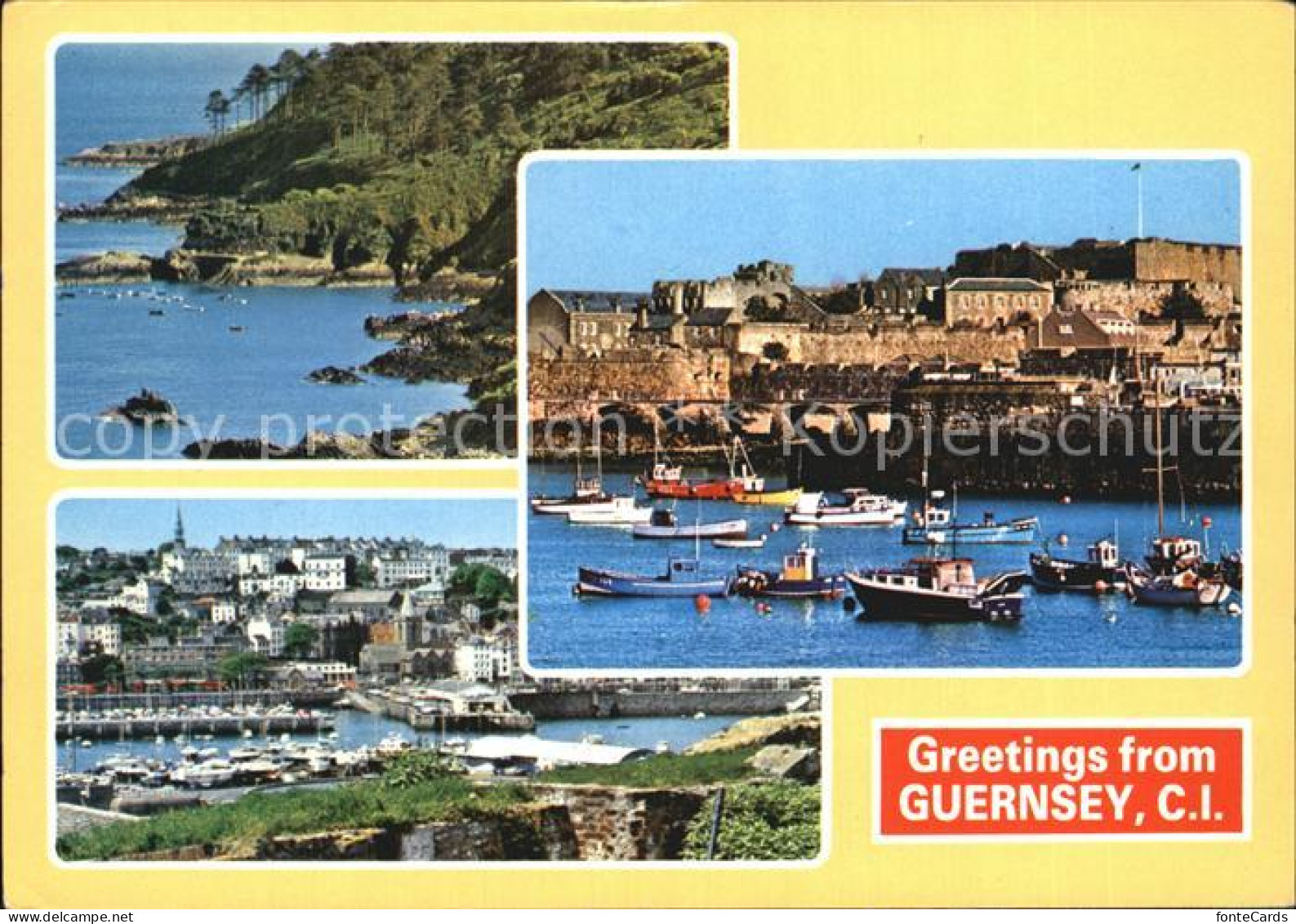 72407254 Guernsey Channel Islands Hafen Yachthafen Bucht Guernsey Channel Island - Otros & Sin Clasificación