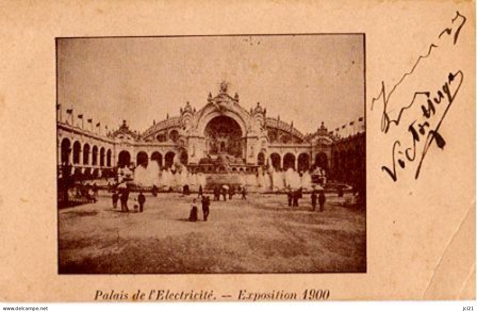 CPA PALAIS DE L'ELECTRICITÉ - EXPOSITION 1900 [ SIGNÉ VICTOR HUGO ] (587)_CP287 - Exhibitions