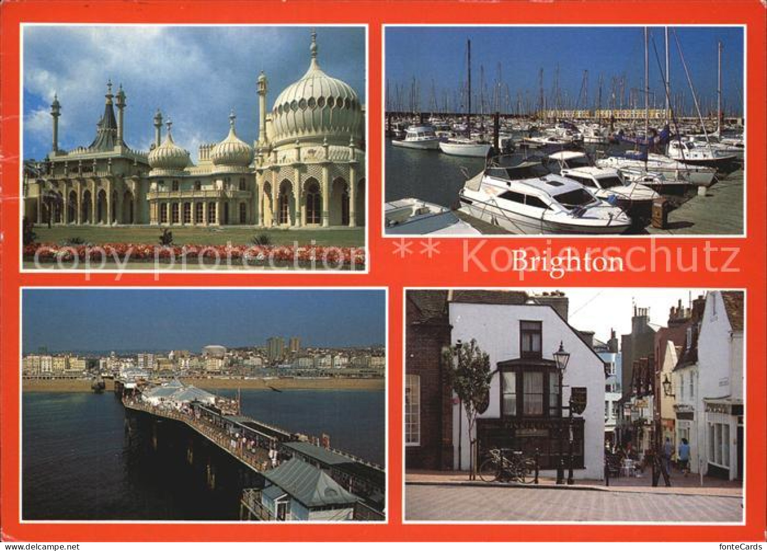72407229 Brighton East Sussex The Royal Pavillon Palace Pier The Marina The Lane - Autres & Non Classés