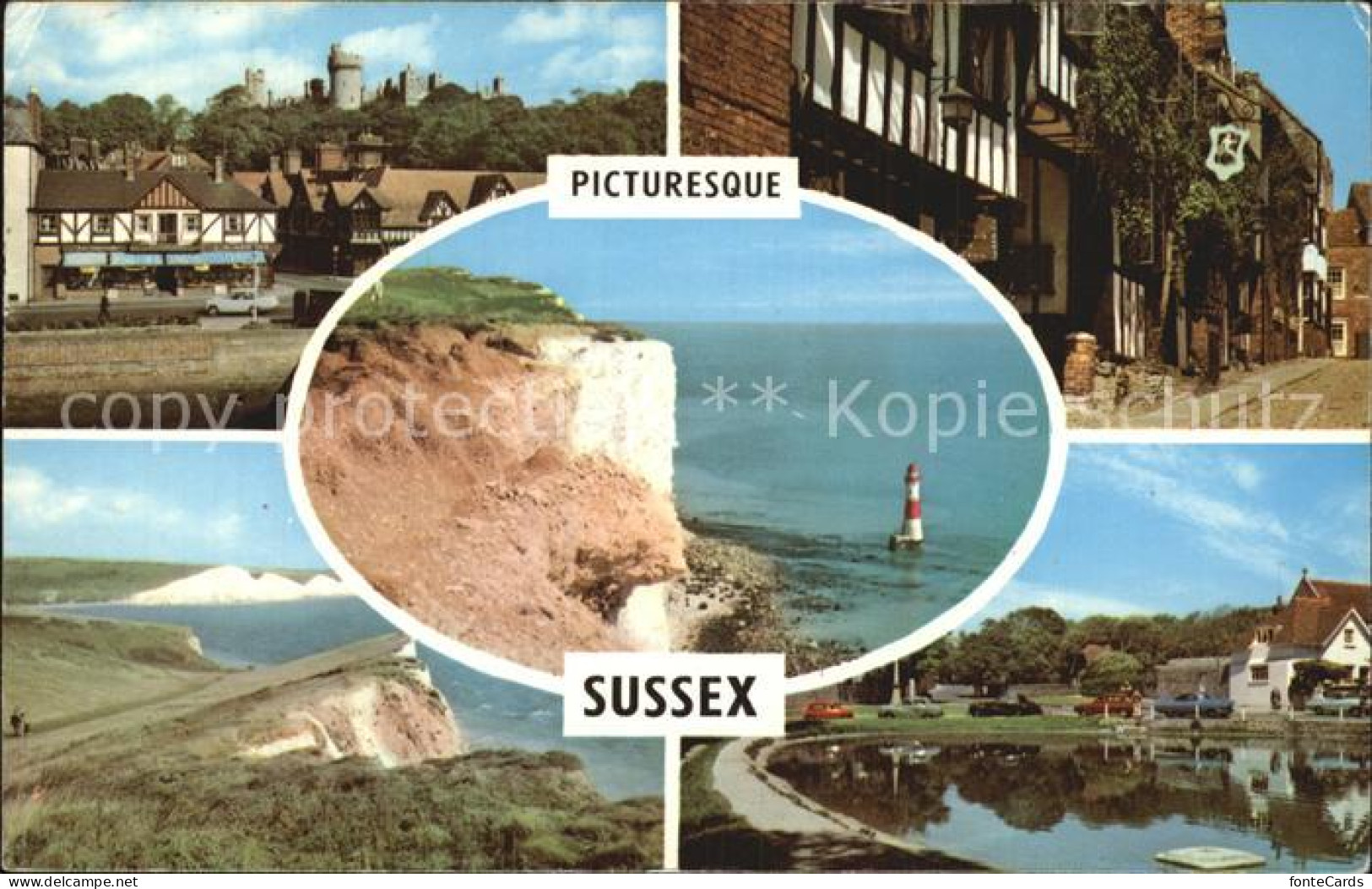72404935 Sussex Arundel Rye Beachy Head The Seven Sisters Rottingdean Sussex - Autres & Non Classés