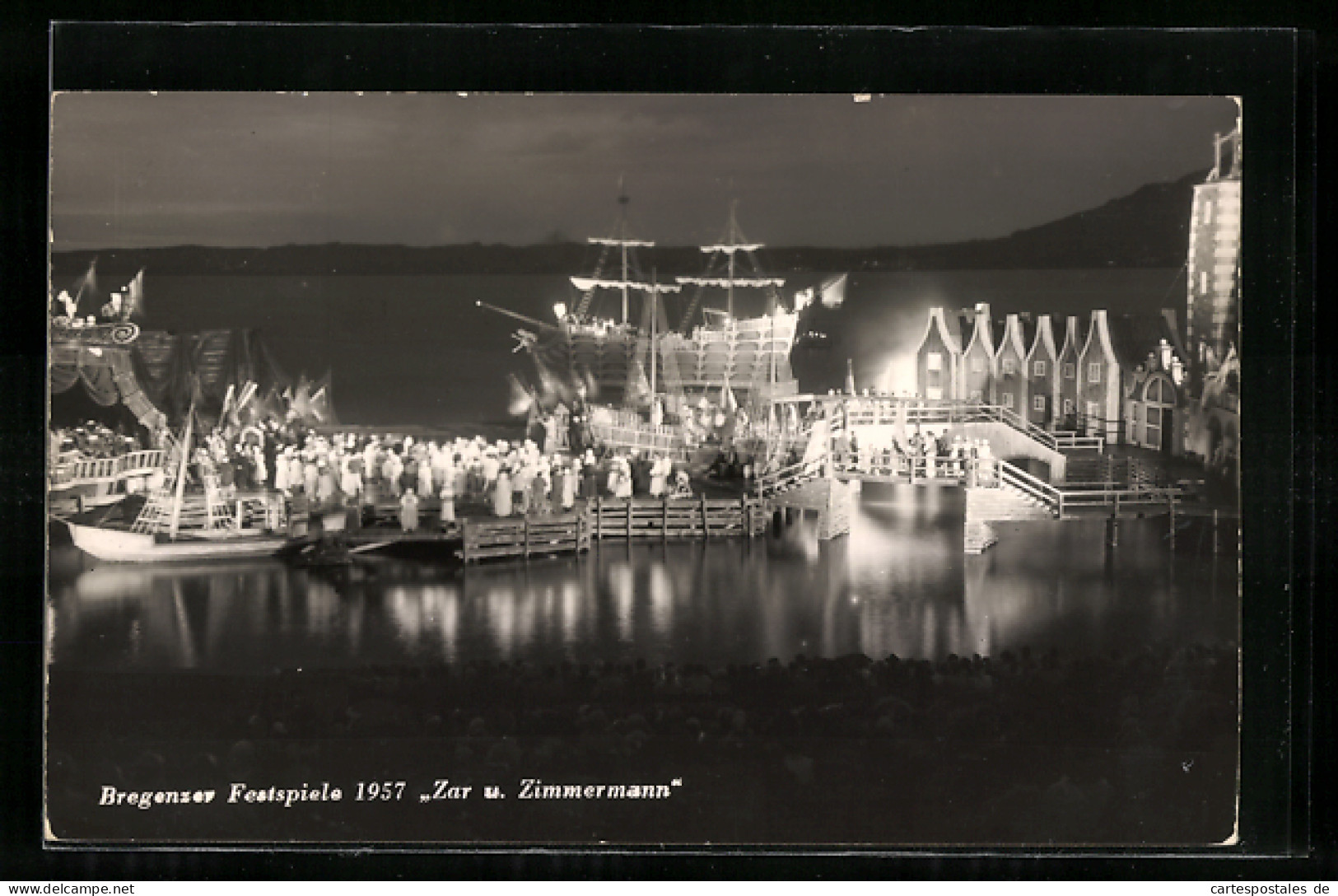 AK Bregenz, Bregenzer Festspiele 1957, Zar Und Zimmermann  - Autres & Non Classés