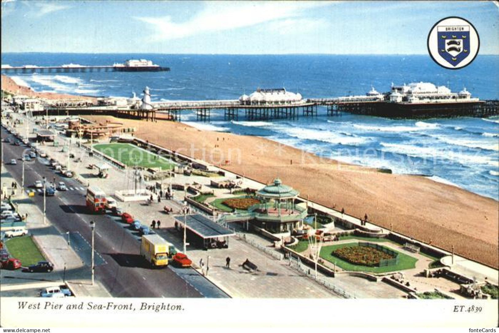 72402728 Brighton East Sussex West Pier And Sea-Front Brighton - Otros & Sin Clasificación