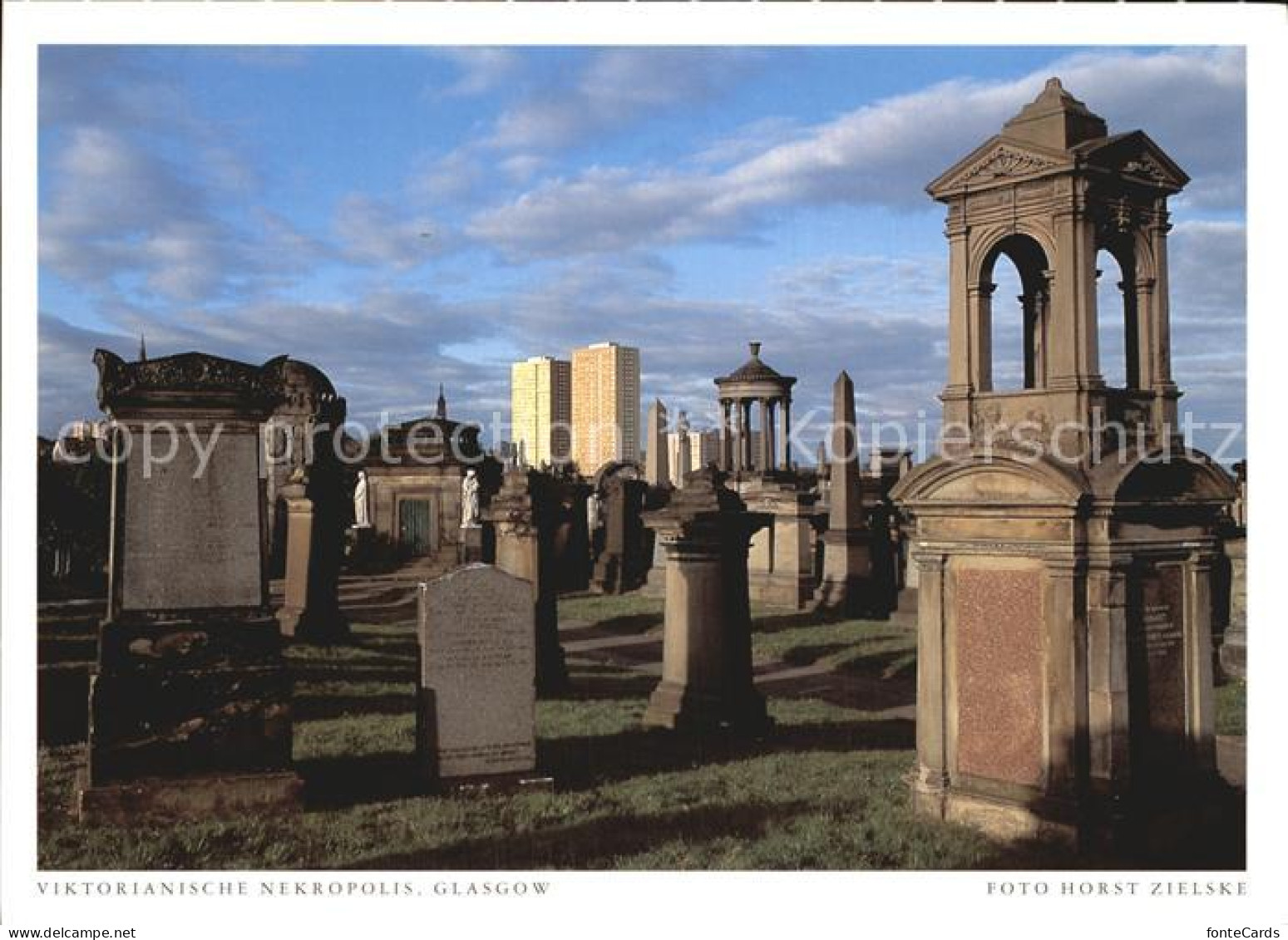 72400424 Glasgow Viktorianische Nekropolis Friedhof Glasgow City - Andere & Zonder Classificatie