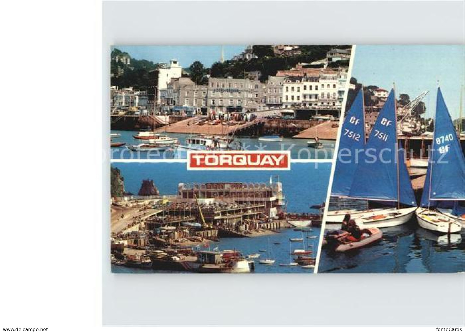 72398228 Torquay Torbay Teilansicht Hafen Torquay Torbay - Autres & Non Classés