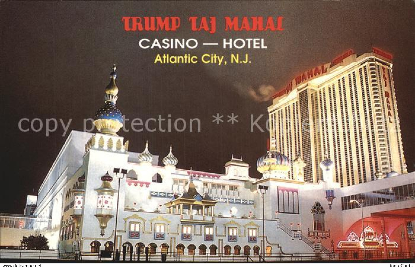 72397948 Atlantic_City_New_Jersey Trump Taj Mahal - Andere & Zonder Classificatie