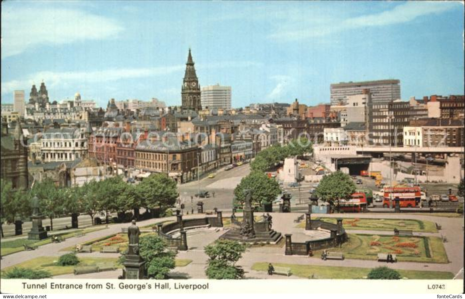 72397015 Liverpool Tunnel Entrance From St Georges Hall Liverpool - Autres & Non Classés