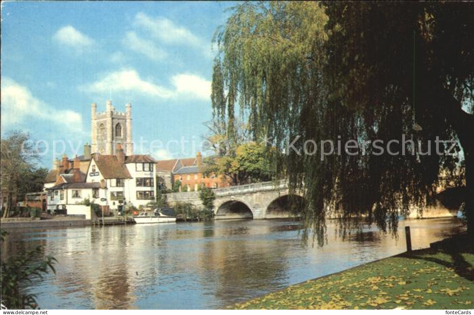 72397014 Henley-on-Thames Bridge And Church Henley-on-Thames - Sonstige & Ohne Zuordnung