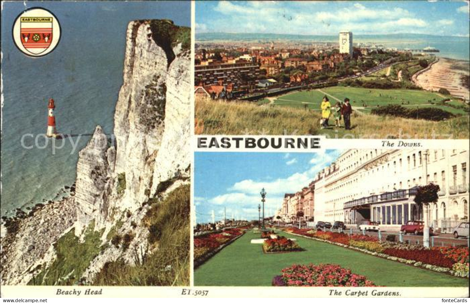 72397008 Eastbourne Sussex Beachy Head The Downs The Carpet Gardens Eastbourne - Autres & Non Classés