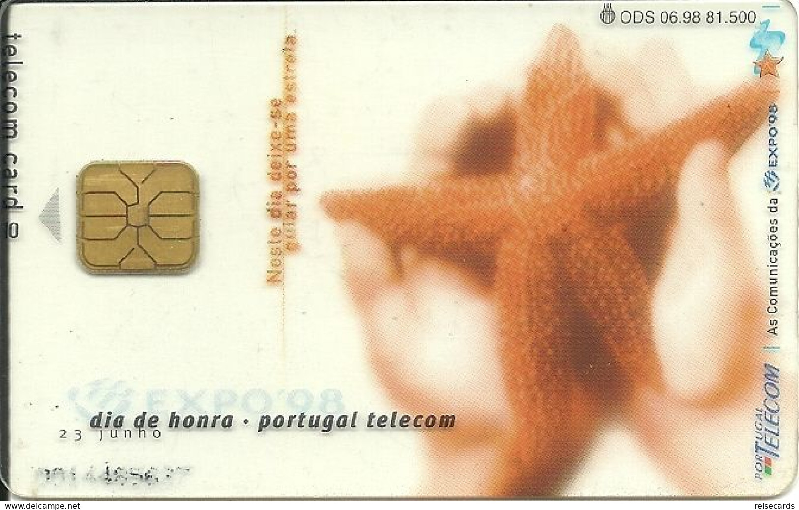 Portugal: Portugal Telecom - 1998 Expo '98 Transparent - Portugal