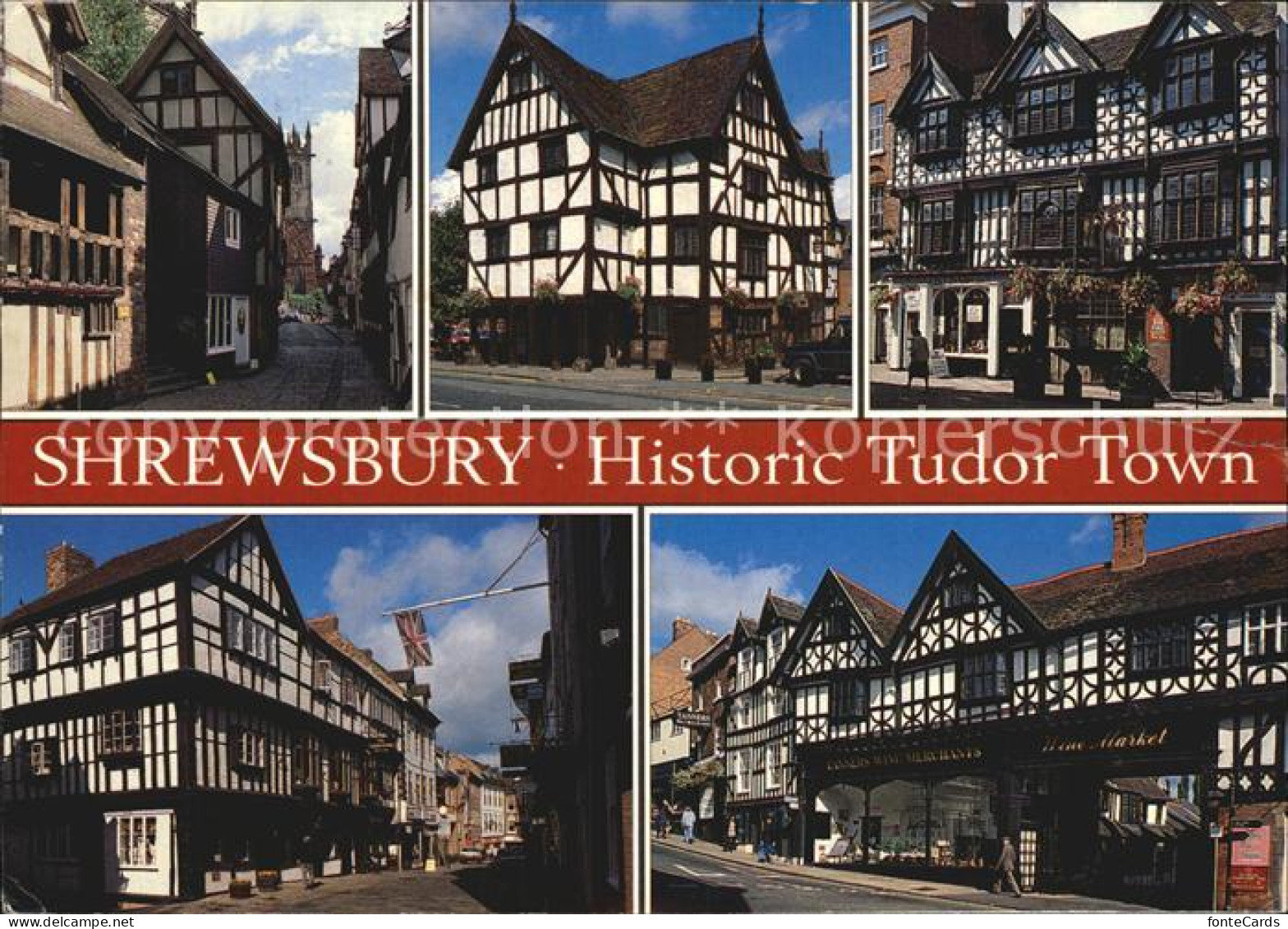 72391612 Shrewsbury Historic Tudor Town Shrewsbury - Andere & Zonder Classificatie