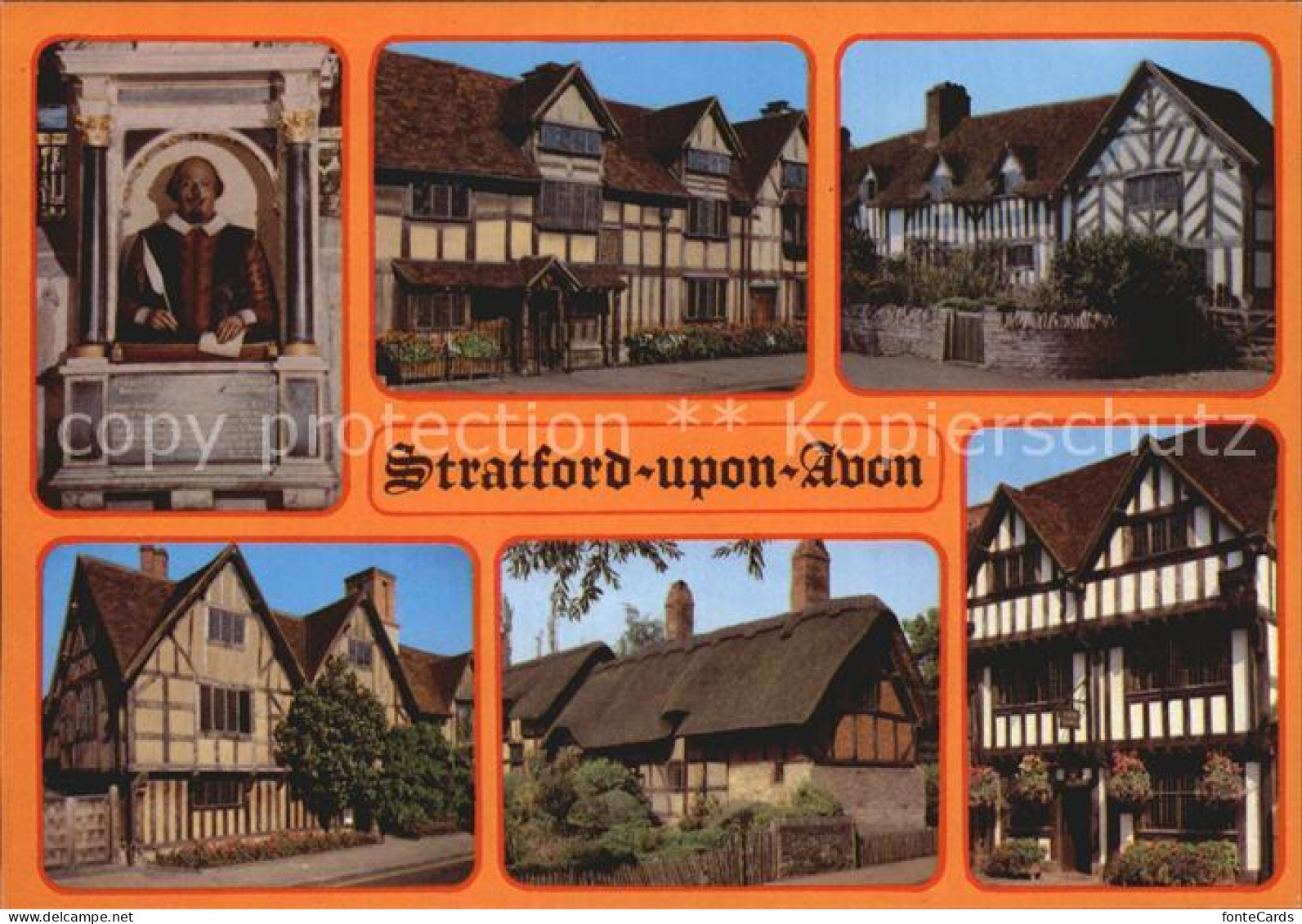 72391609 Stratford-Upon-Avon Shakespeare`s Memorial In Holy Trinity Church Birth - Andere & Zonder Classificatie