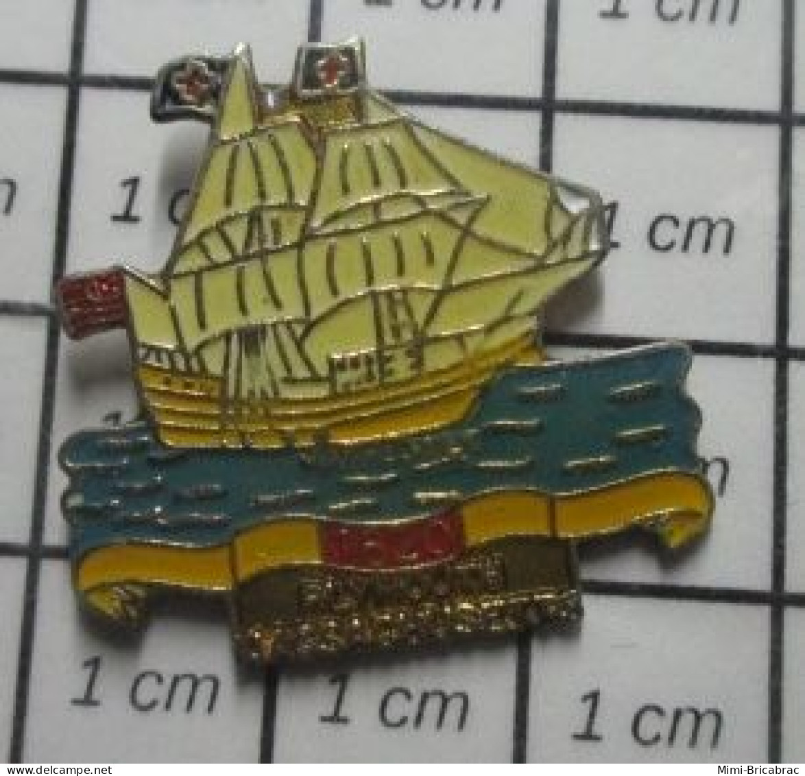 3417  Pin's Pins / BATEAU VOILIER MAYFLOWER 1620 PILGRIMS COLONS PLYMOUTH MASSACHUSSETS - Barcos