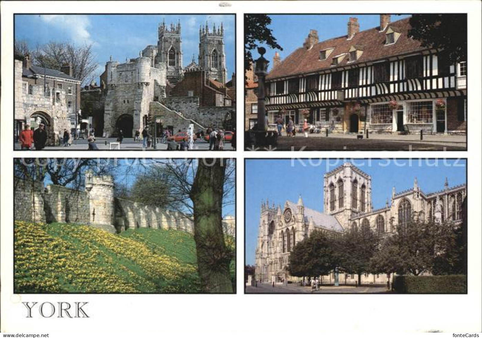 72391596 York UK Bootham Bar The Minster City Walls  York - Other & Unclassified