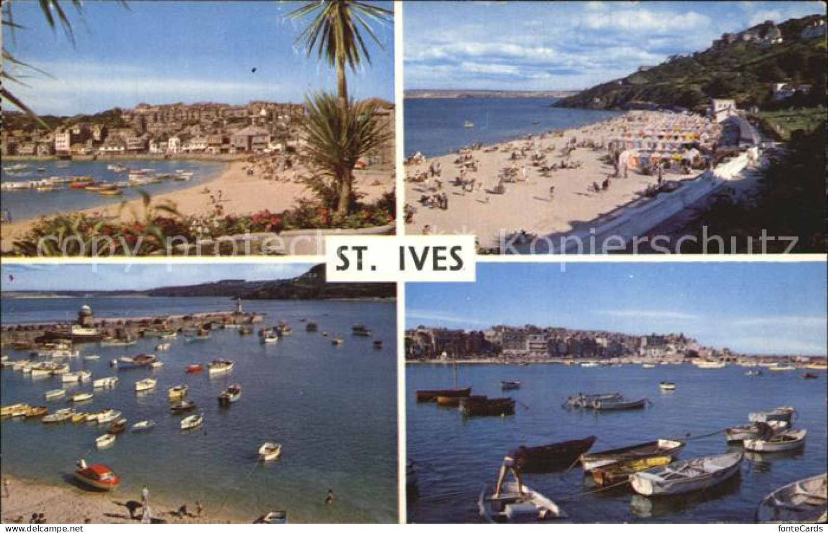 72390632 St Ives Cornwall Beach And Harbour Porthminster Beach  St Ives Cornwall - Altri & Non Classificati