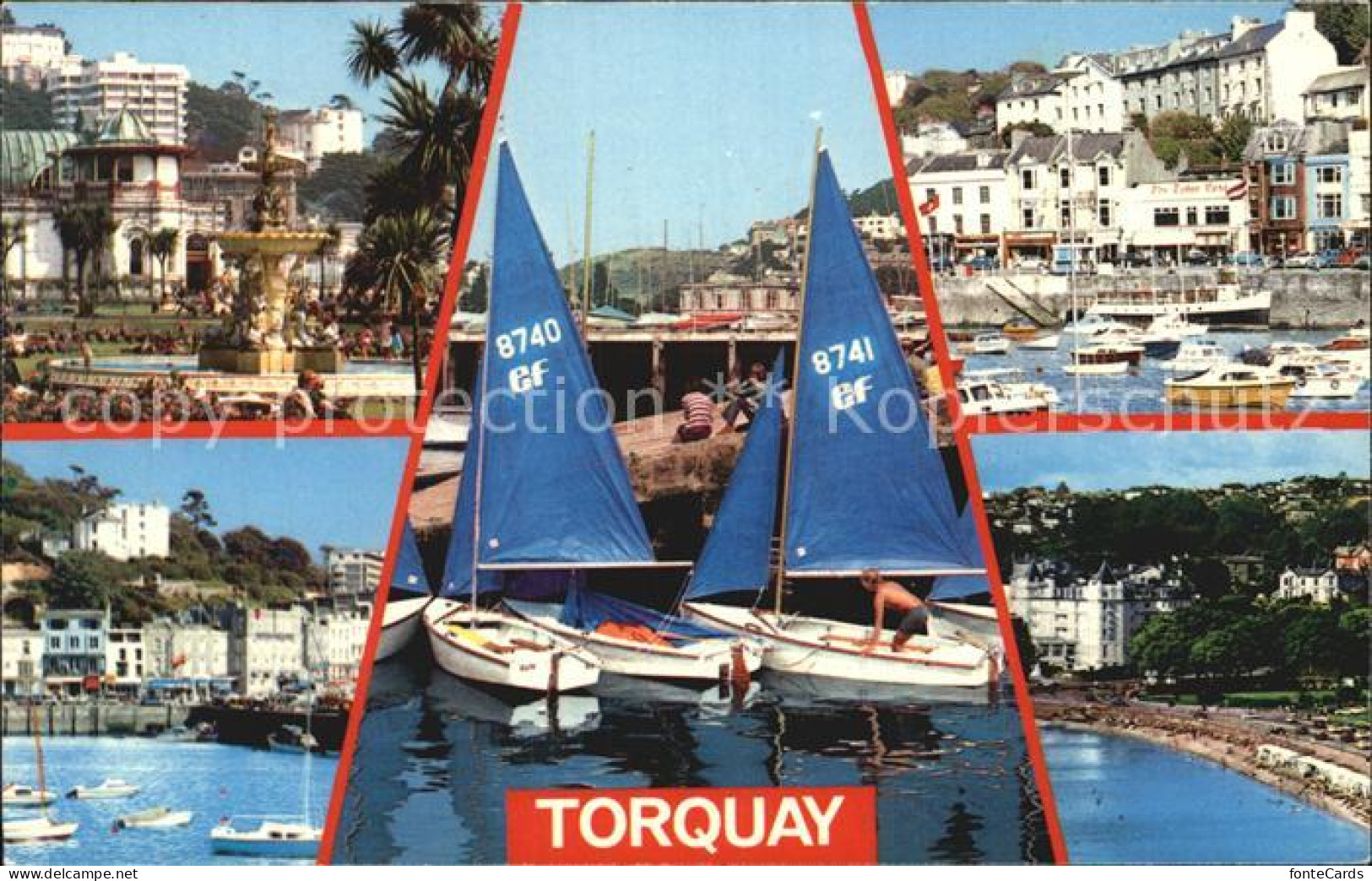 72388206 Torquay Torbay Bootsanlegestelle Brunnen Torquay Torbay - Sonstige & Ohne Zuordnung