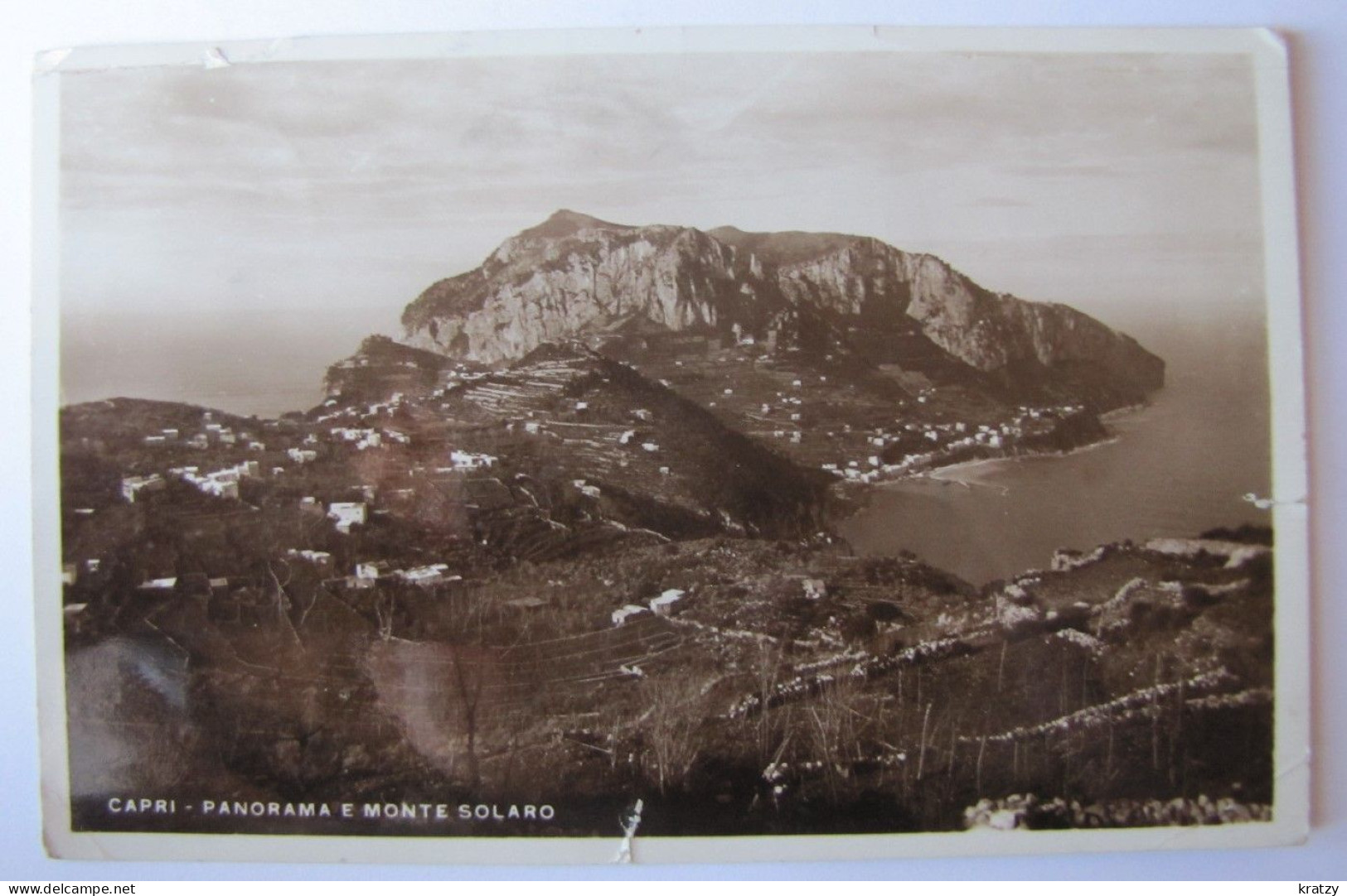 ITALIE - CAMPANIA - NAPOLI - CAPRI - Panorama E Monte Solaro - 1936 - Napoli (Neapel)