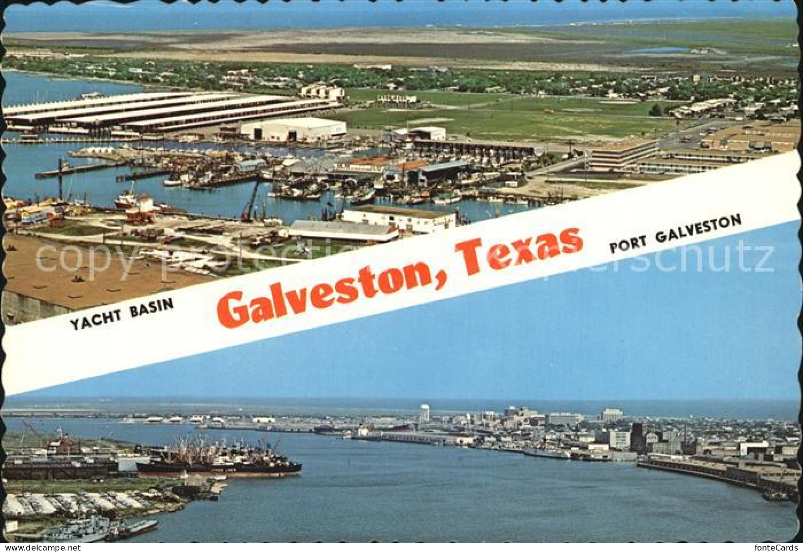 72479620 Galveston_Texas Yacht Basin Port Aerial View - Andere & Zonder Classificatie